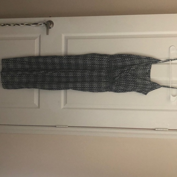 Express White and Black Jumpsuit - Picture 2 of 2